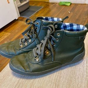 Keds scout boot, hunter green, waterproof